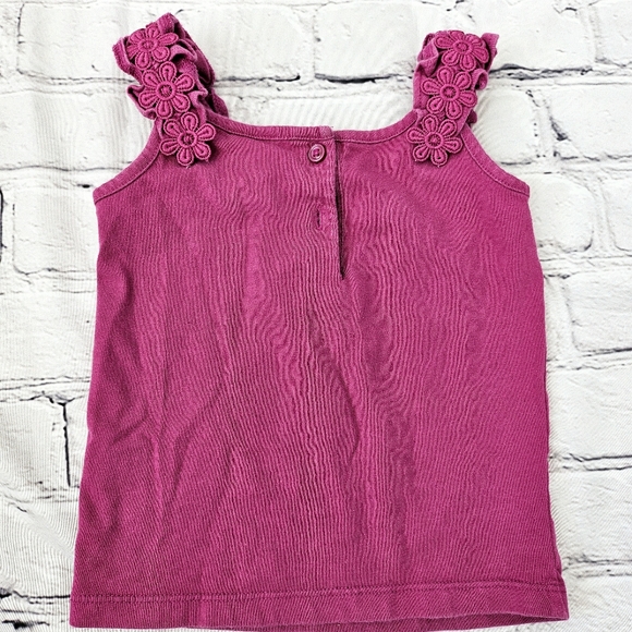 Janie and jack pink ruffle strap top - Picture 4 of 6